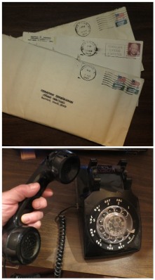retro letter phone