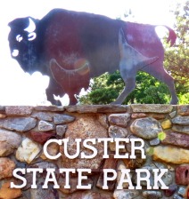 Custer State Park sign 2014